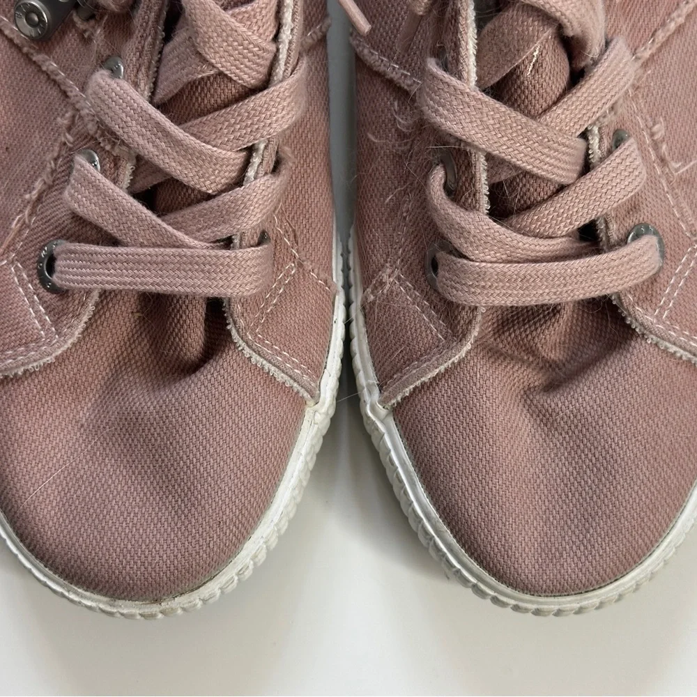 Blowfish Malibu Pink Multicolor Patchwork Canvas Sneakers - Picture 8 of 10